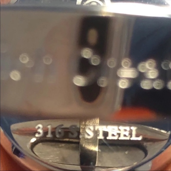 Dich Creat Cufflinks Stainless Steel Rhodium Emboss Tourbillon Men Cufflinks - Picture 6 of 10